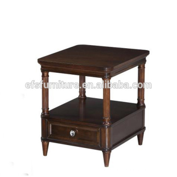 Classic wooden bedside table bedroom furniture
